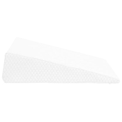Cuscino a Wedge Bianco 69 x 64 x 19 cm Schiuma Memory | homemem39