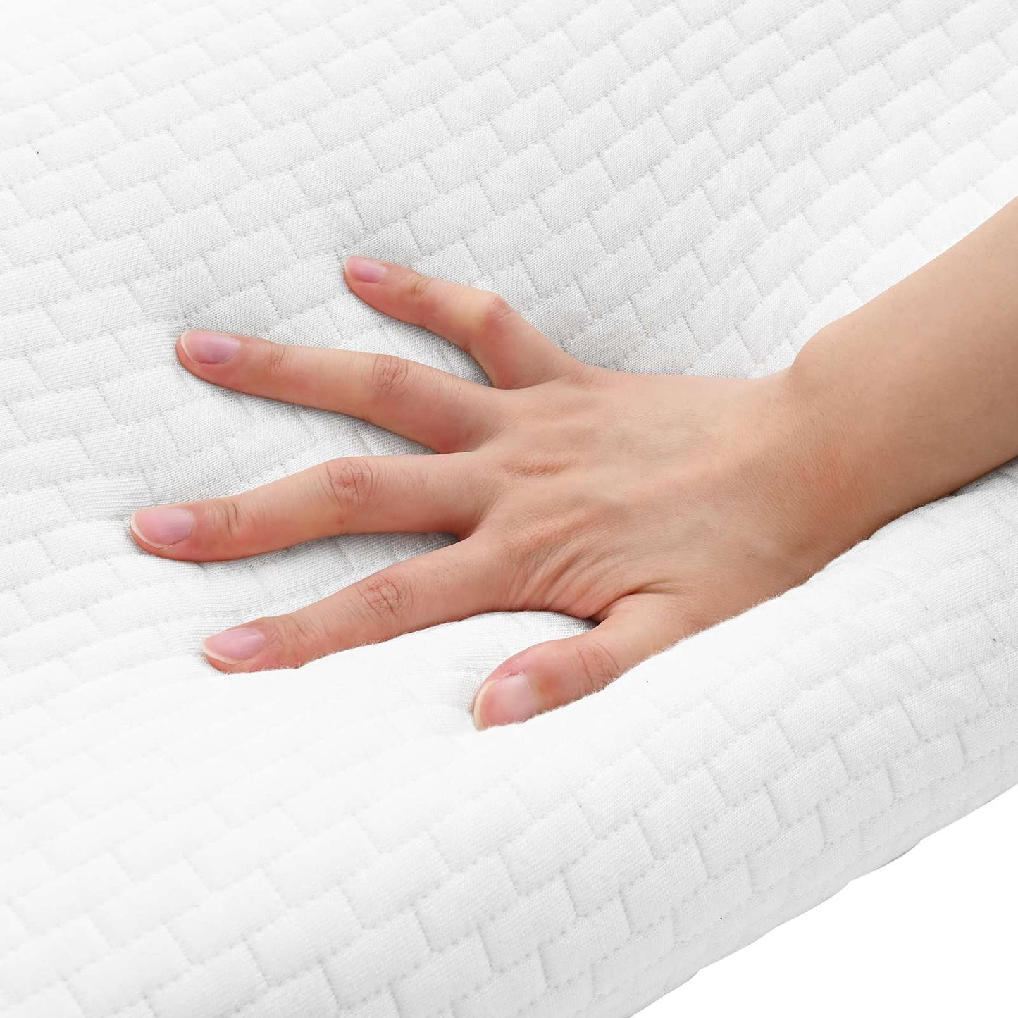 Cuscino da Letto Bianco 50 x 30 x 10,5 cm Schiuma Memory | homemem39
