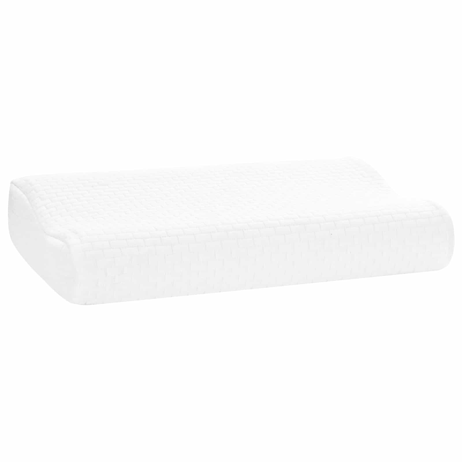 Cuscino da Letto Bianco 50 x 30 x 10,5 cm Schiuma Memory | homemem39