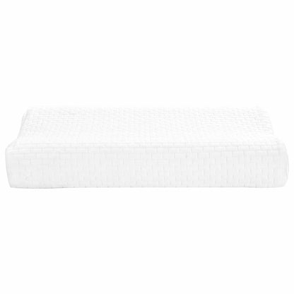 Cuscino da Letto Bianco 50 x 30 x 10,5 cm Schiuma Memory | homemem39