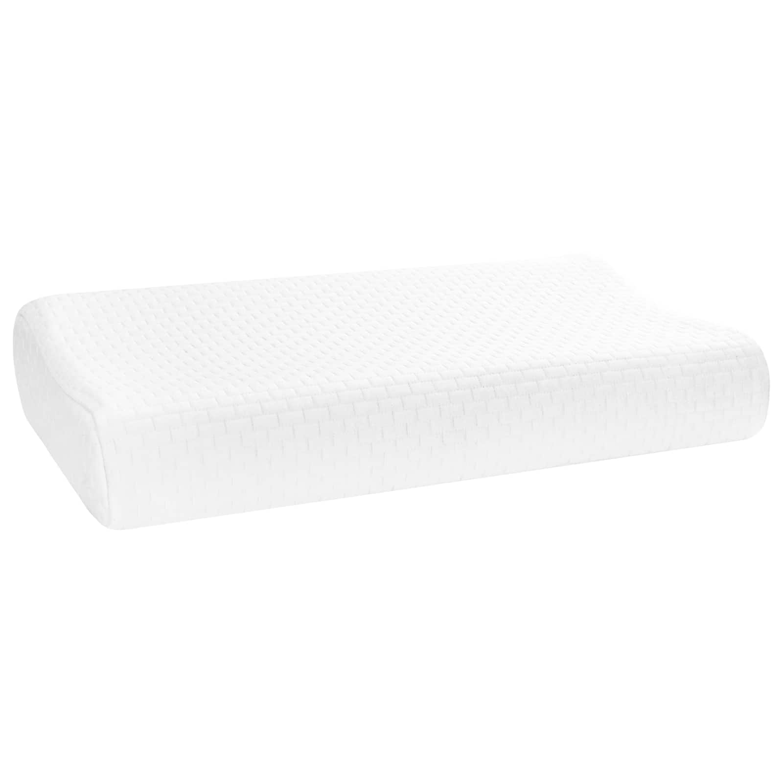Cuscino da Letto Bianco 80 x 40 x 12,5 cm Schiuma Memory | homemem39