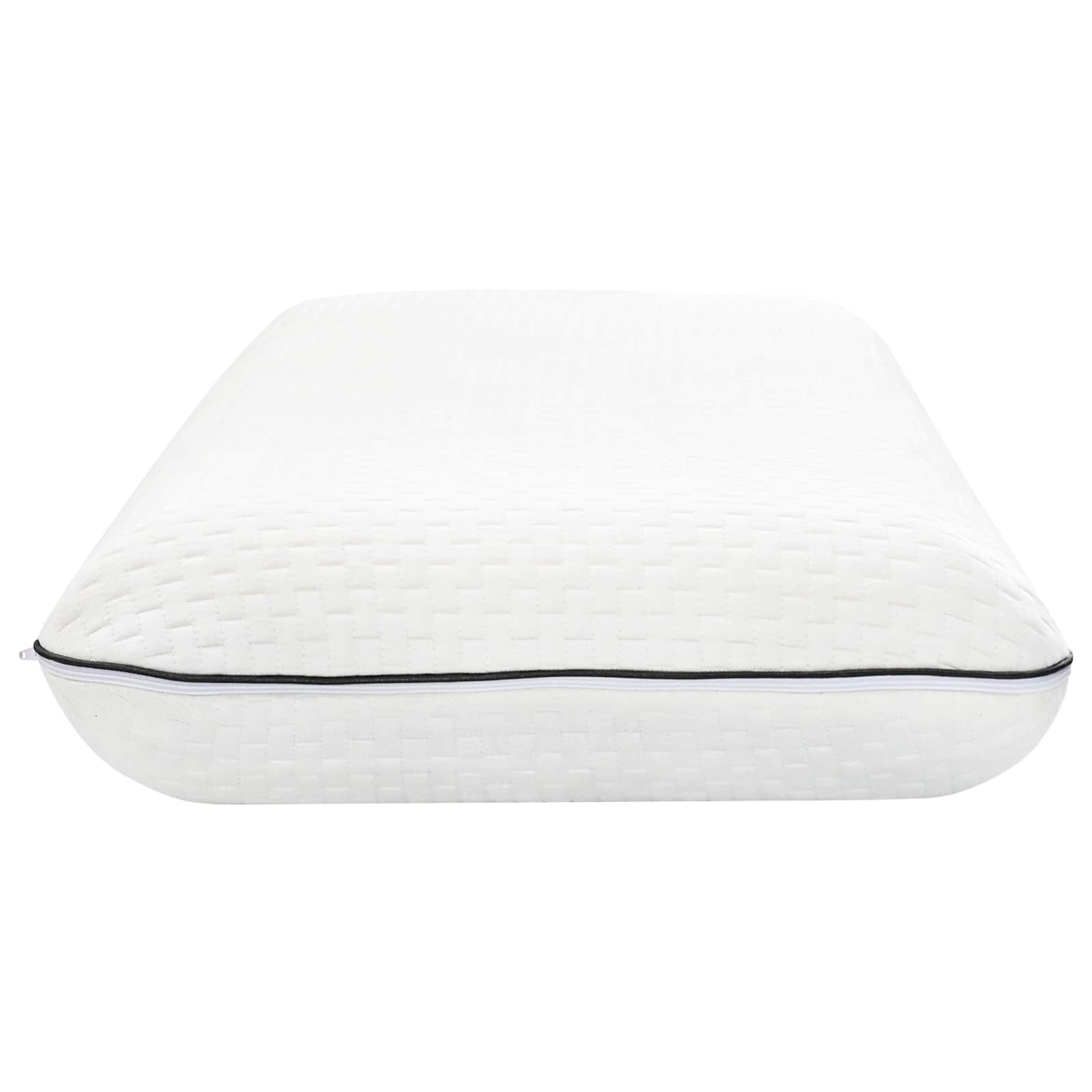 Cuscino da Letto Tinta unita Bianco 70 x 35 x 10 cm Schiuma Gel | homemem39