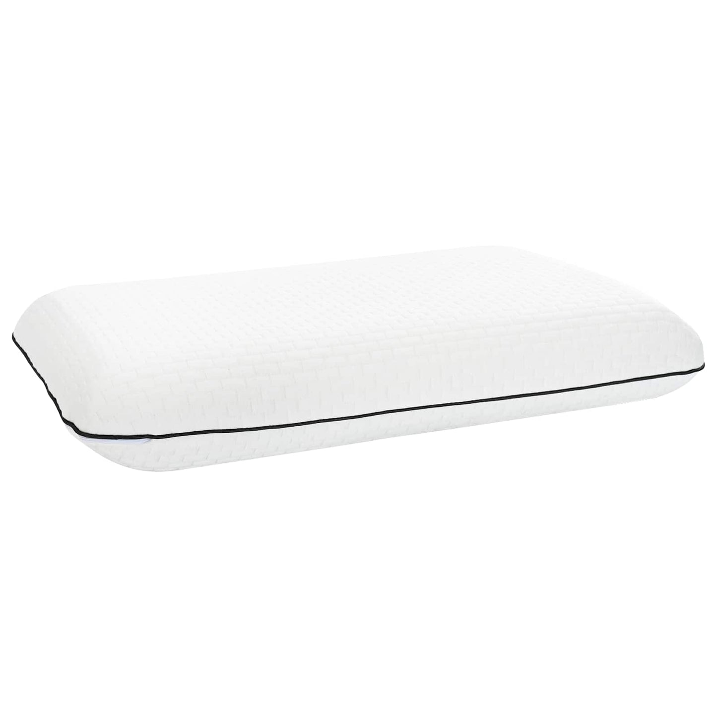 Cuscino da Letto Tinta unita Bianco 60 x 40 x 10 cm Schiuma Gel