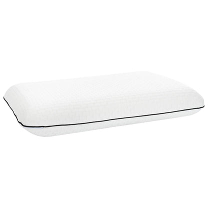 Cuscino da Letto Tinta unita Bianco 60 x 40 x 10 cm Schiuma Gel