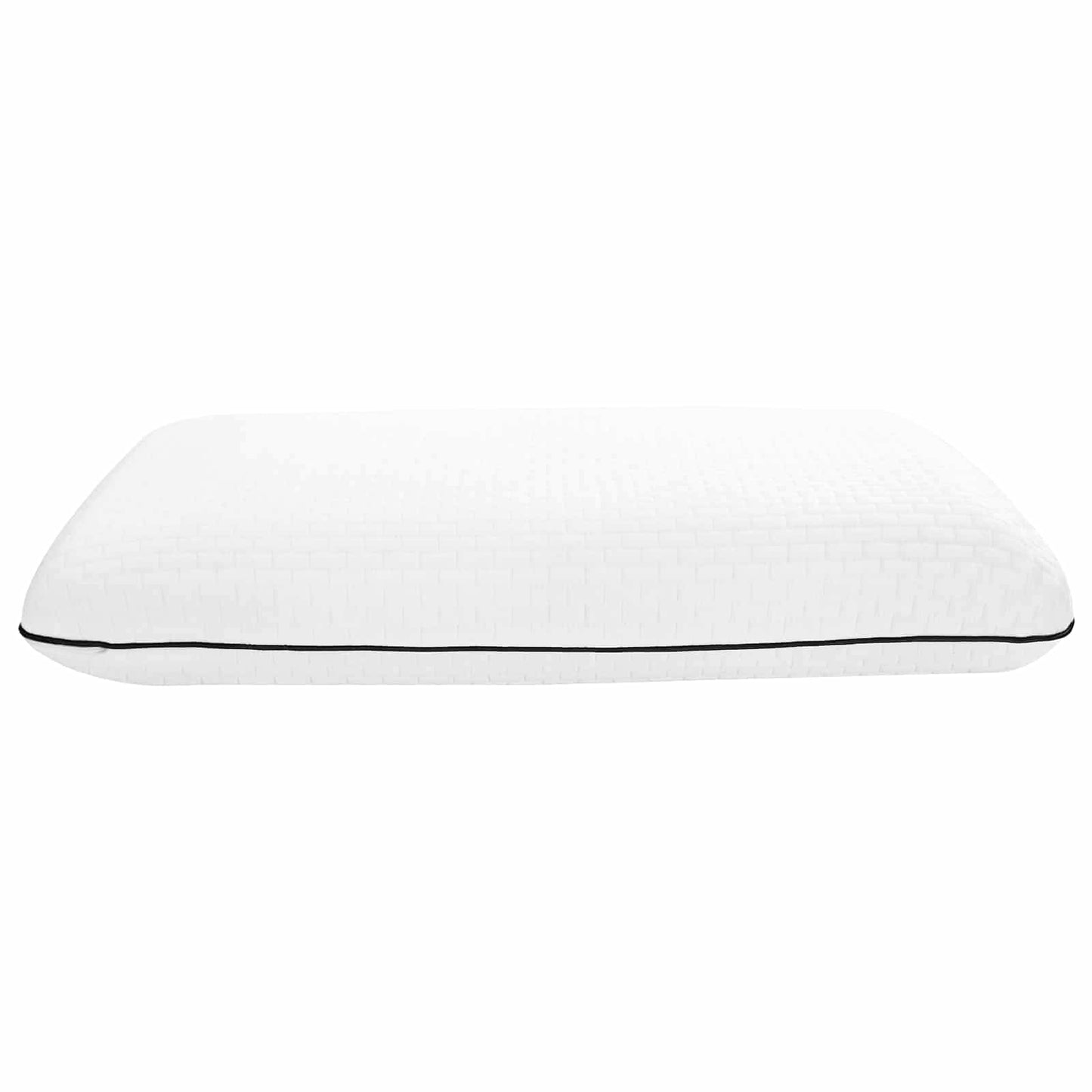 Cuscino da Letto Tinta unita Bianco 30 x 50 x 9 cm Schiuma Gel