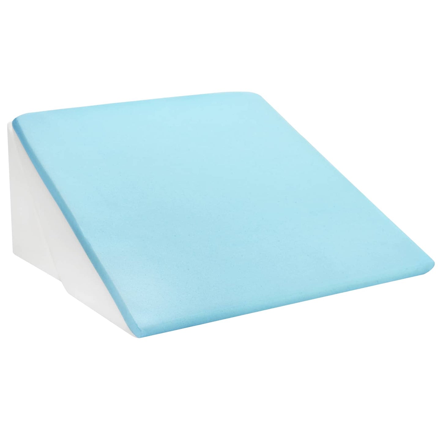 Cuscino a Wedge Grigio 55 x 55 x 26 cm Schiuma Memory | homemem39