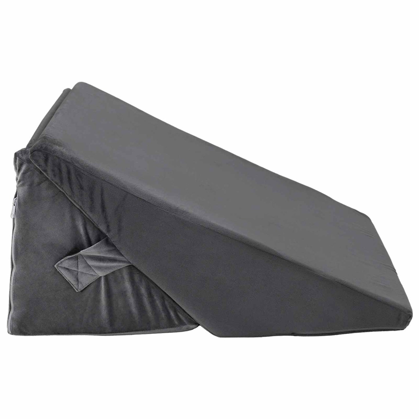 Cuscino a Wedge Grigio 55 x 55 x 26 cm Schiuma Memory | homemem39