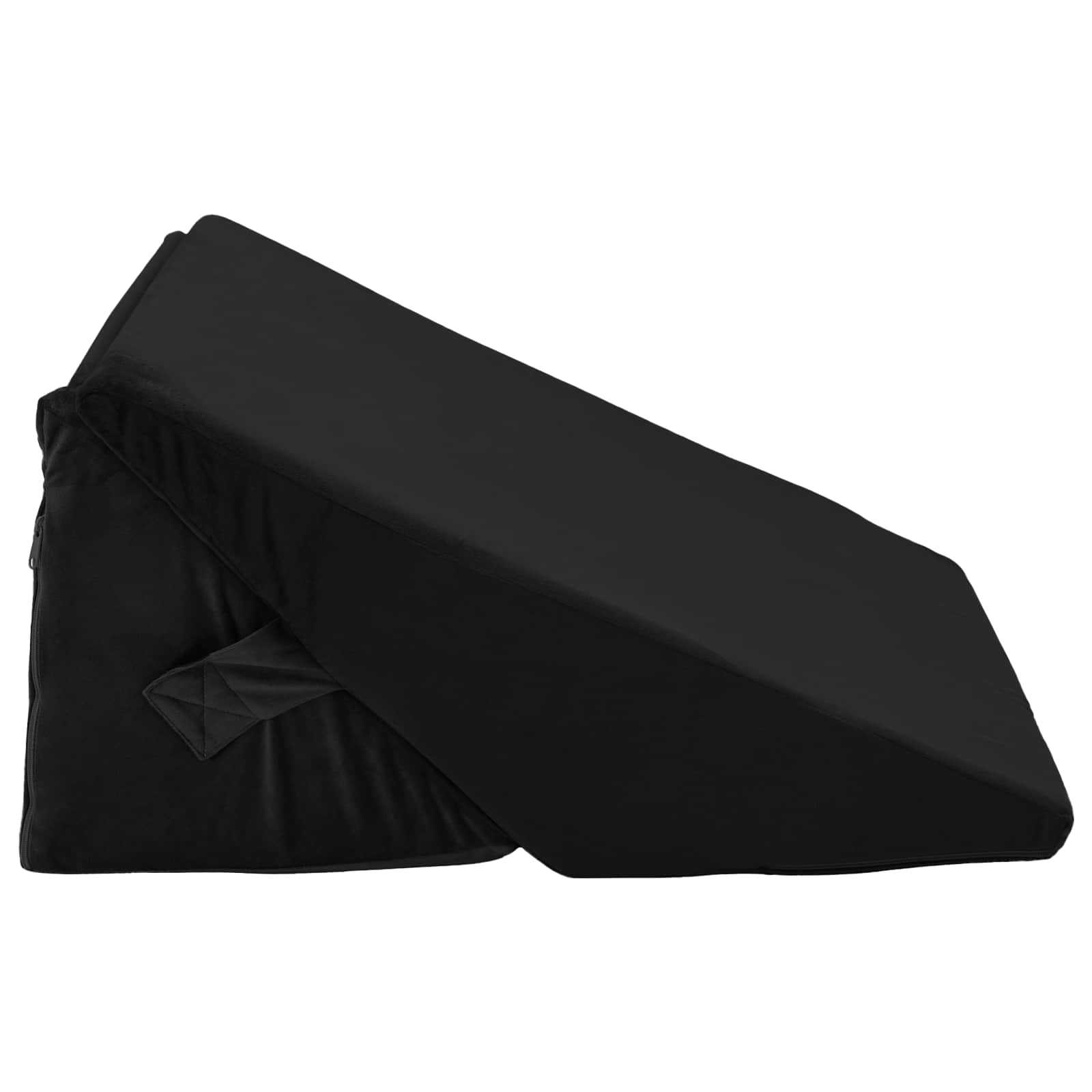 Cuscino a Wedge Nero 55 x 55 x 26 cm Schiuma Memory | homemem39