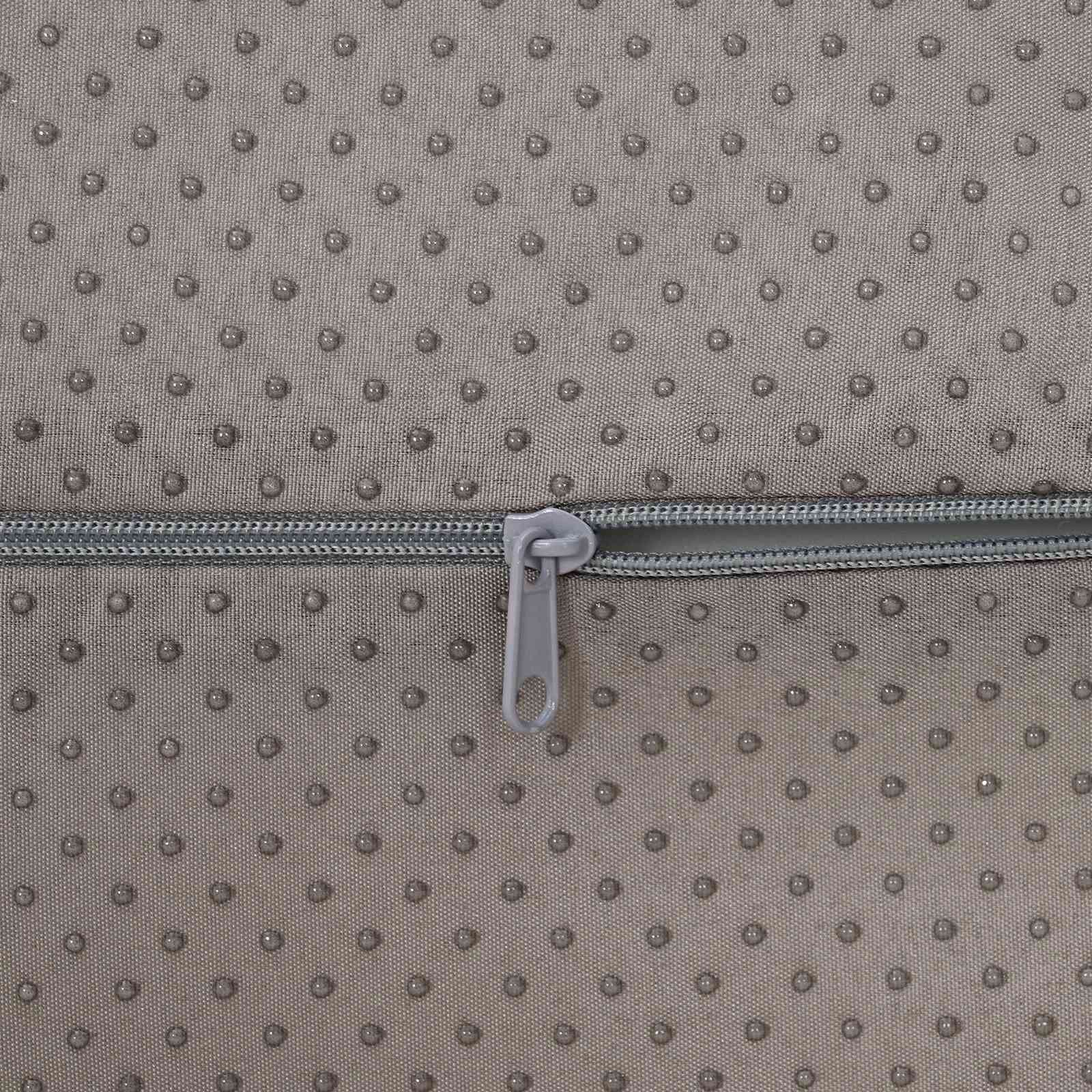 Cuscino per poggiapiedi Grigio 42 x 18 x 13 cm Schiuma PU | homemem39