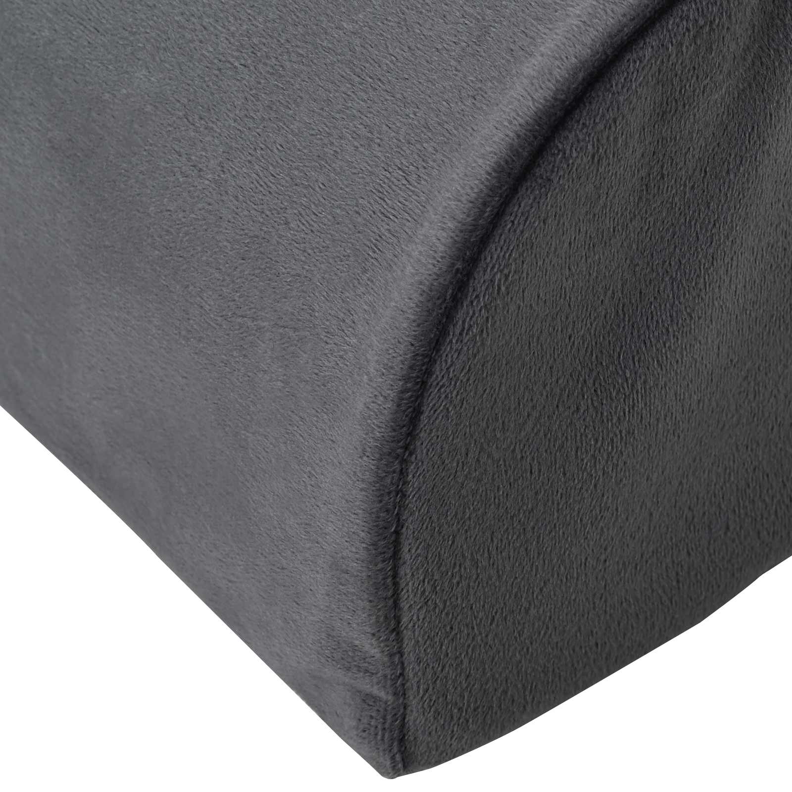 Cuscino per poggiapiedi Grigio 42 x 18 x 13 cm Schiuma PU | homemem39