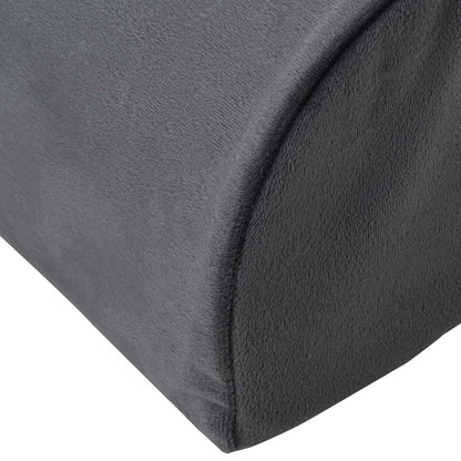 Cuscino per poggiapiedi Grigio 42 x 18 x 13 cm Schiuma PU | homemem39
