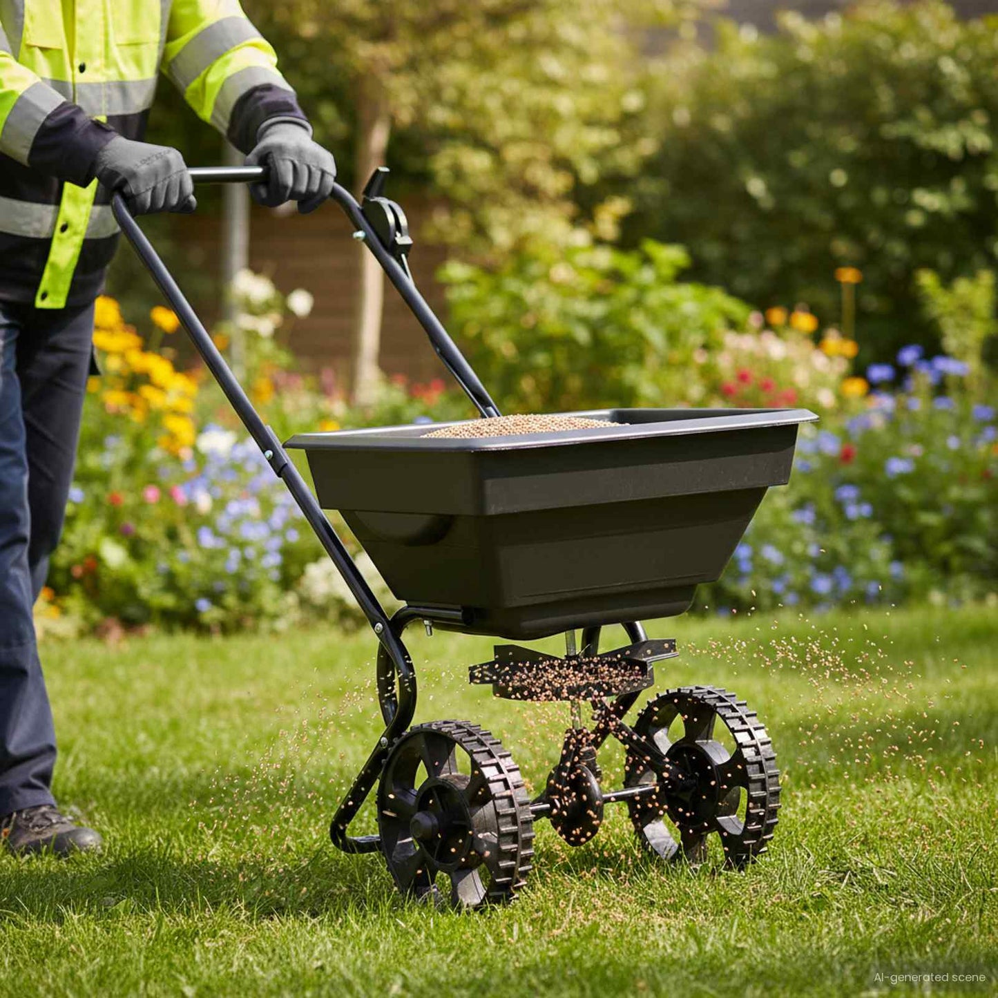 Spanditore Nero 47 x 82 x 75 cm PVC e Acciaio