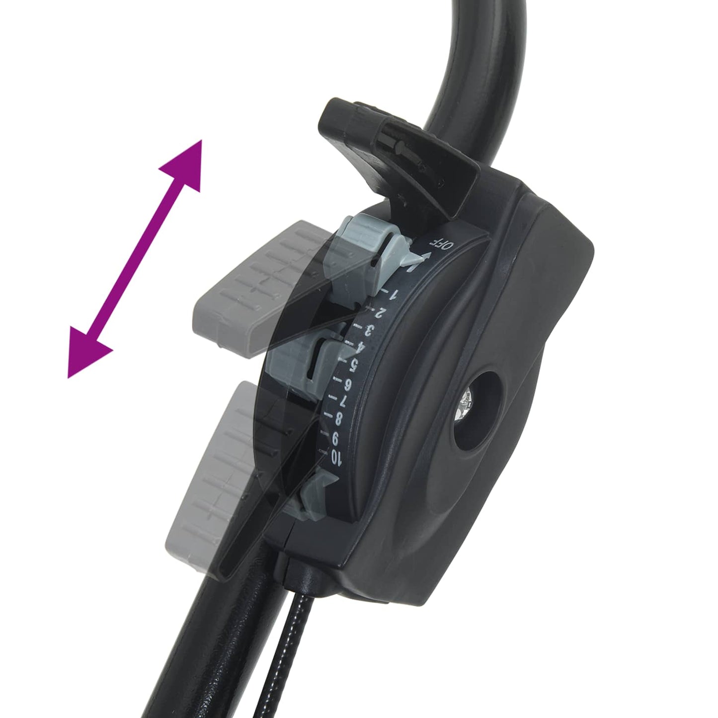 Spanditore Nero 47 x 82 x 75 cm PVC e Acciaio