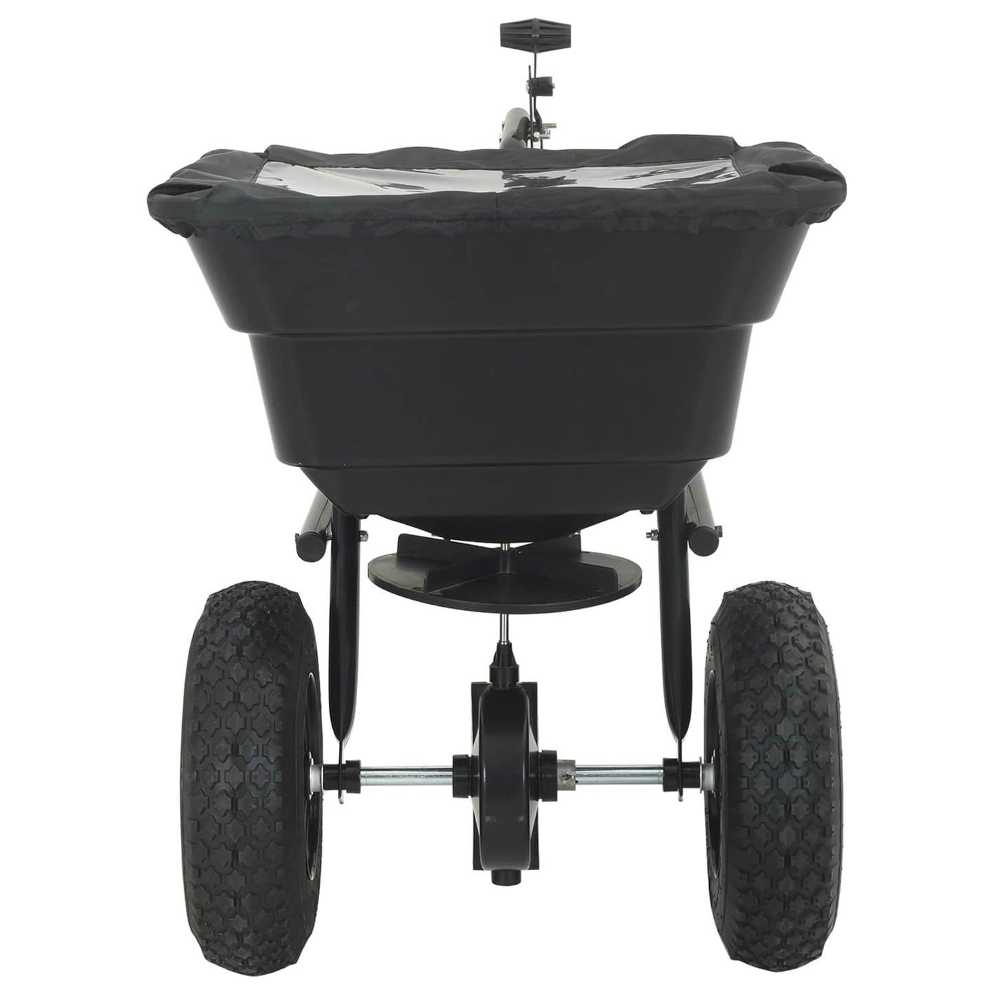 Spanditore Nero 53 x 108 x 74 cm PVC e Acciaio