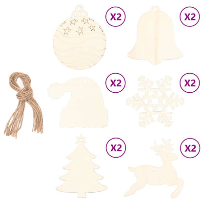 Albero di Natale Naturale 150 cm legno massiccio di frassino