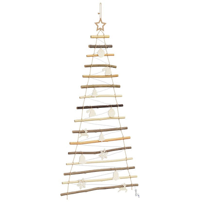 Albero di Natale Naturale 150 cm legno massiccio di frassino