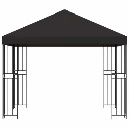 Gazebo 3 x 3 m Antracite Poliestere e Acciaio 190 gsm | homemem39