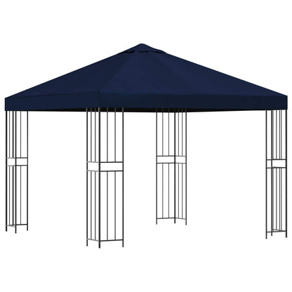 Gazebo 3 x 3 m Blu Poliestere e Acciaio 190 gsm | homemem39
