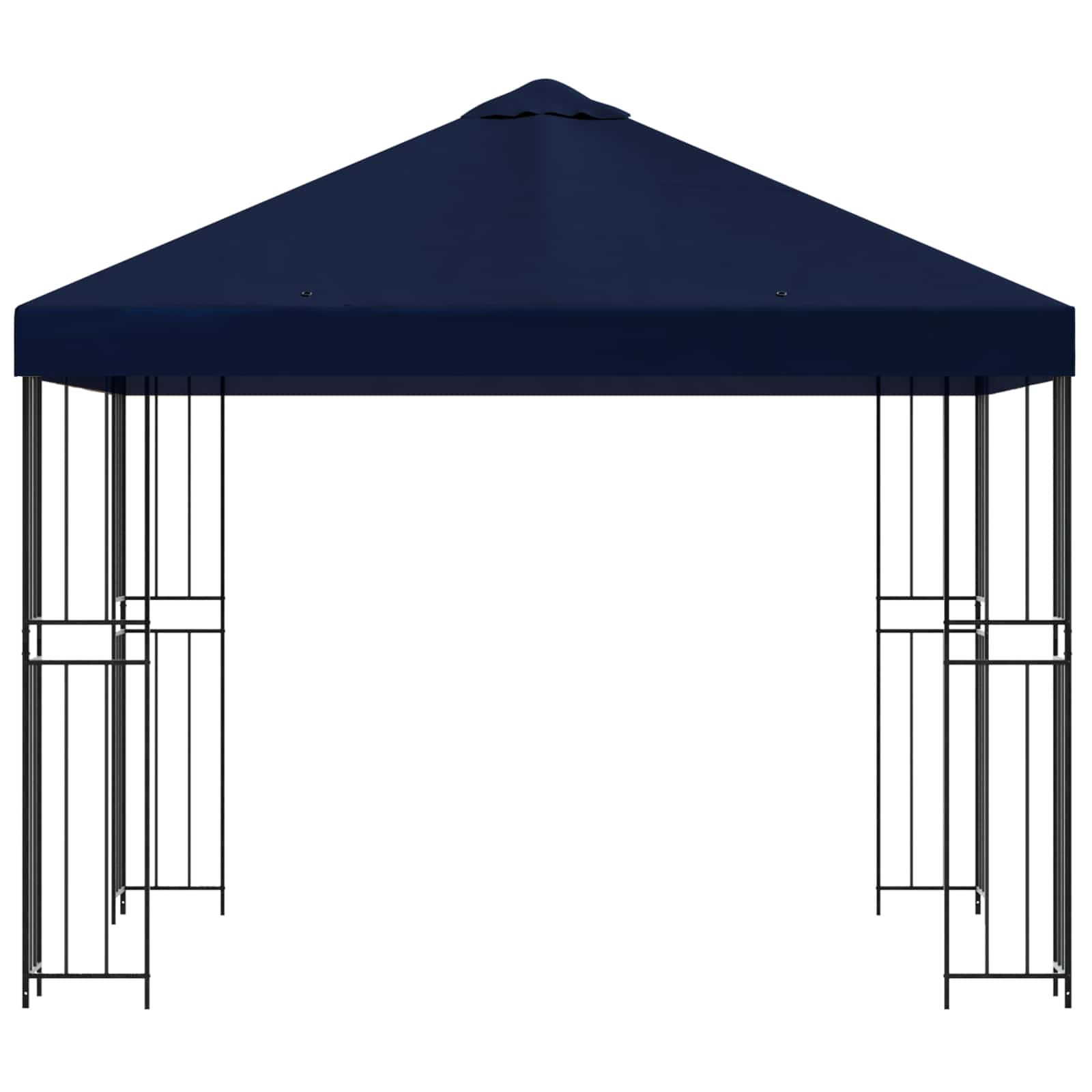 Gazebo 3 x 3 m Blu Poliestere e Acciaio 190 gsm | homemem39