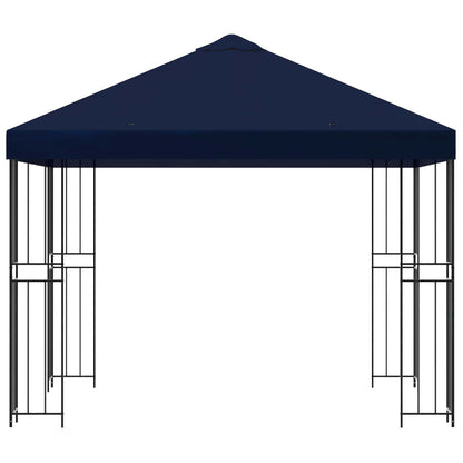 Gazebo 3 x 3 m Blu Poliestere e Acciaio 190 gsm | homemem39