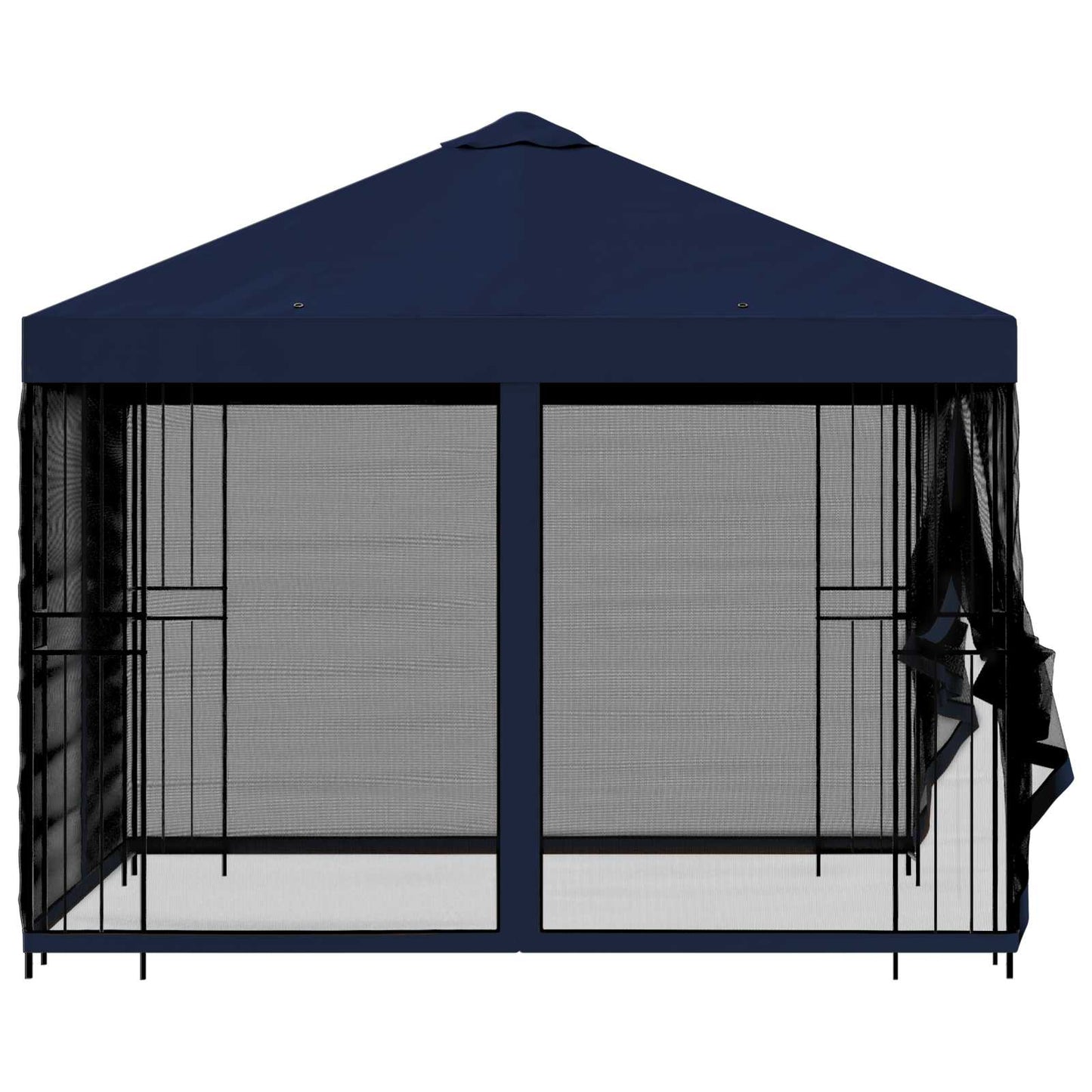 Gazebo da giardino con pareti laterali 3 x 3 m Blu | homemem39