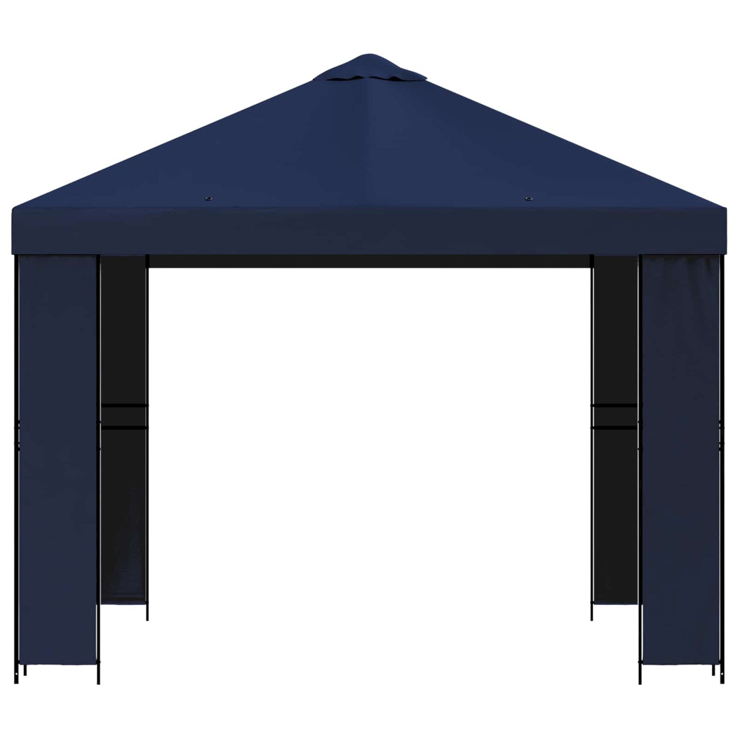 Gazebo 3 x 3 m Blu Poliestere e Acciaio 190 gsm | homemem39