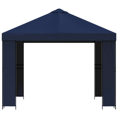 Gazebo 3 x 3 m Blu Poliestere e Acciaio 190 gsm | homemem39