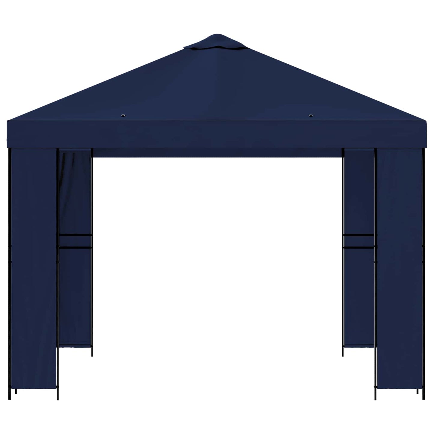 Gazebo 3 x 3 m Blu Poliestere e Acciaio 190 gsm | homemem39