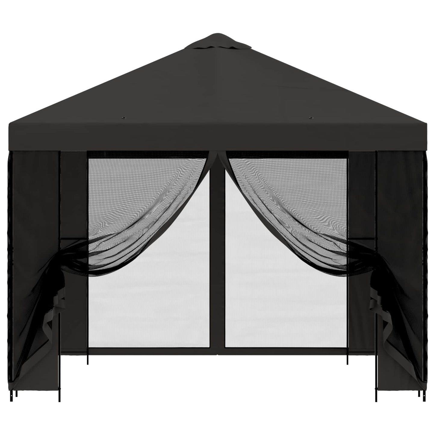 Gazebo da giardino con pareti laterali 3 x 3 m Antracite | homemem39