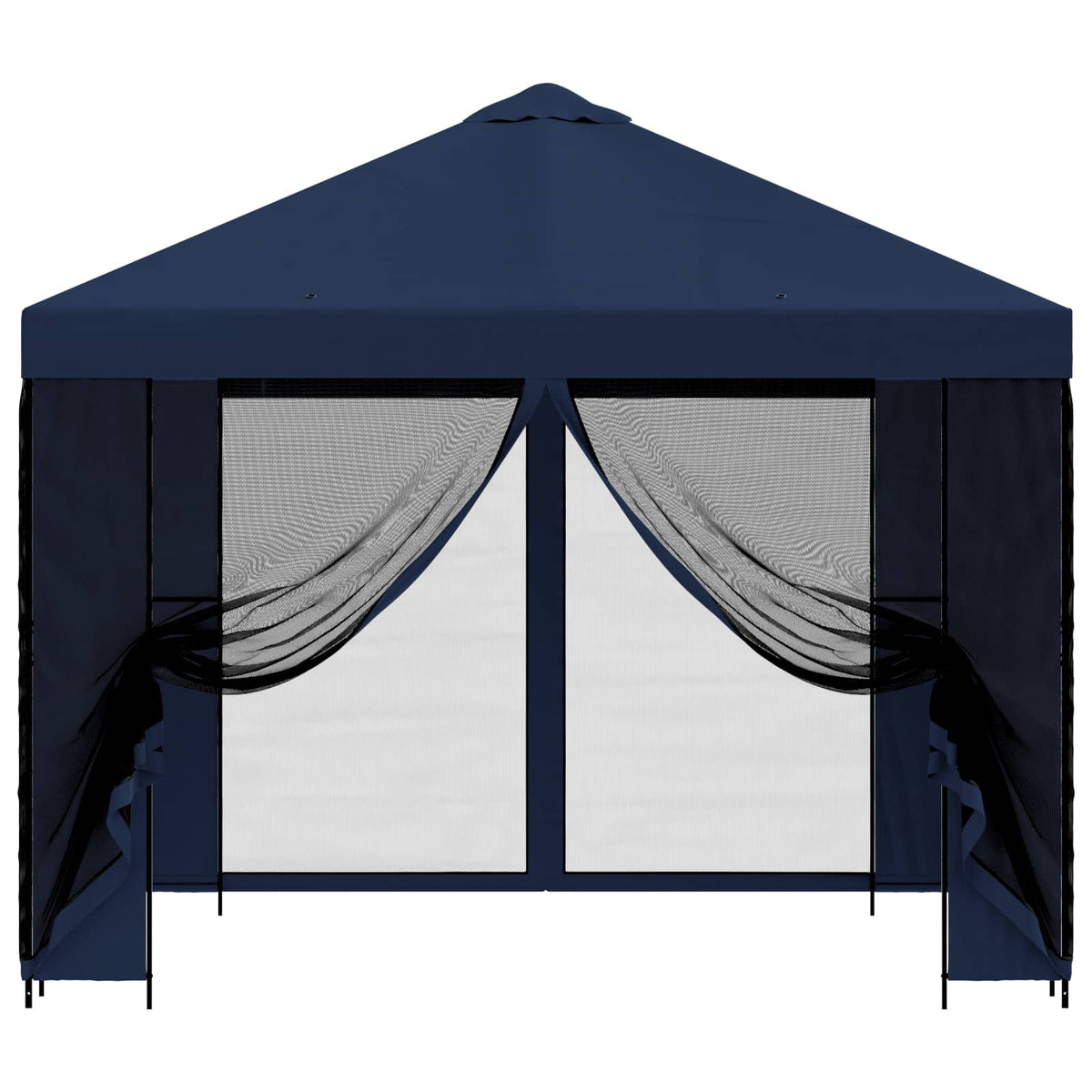 Gazebo da giardino con pareti laterali 3 x 3 m Blu | homemem39