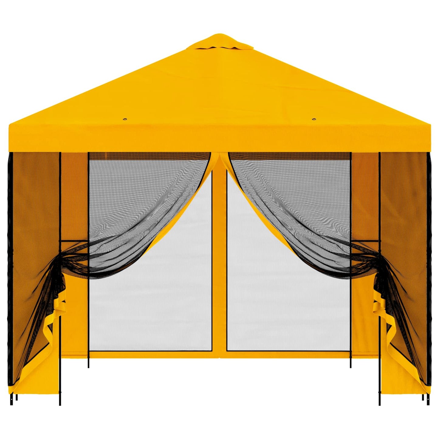 Gazebo da giardino con pareti laterali 3 x 3 m Giallo | homemem39