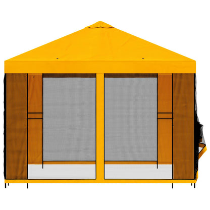 Gazebo da giardino con pareti laterali 3 x 3 m Giallo | homemem39