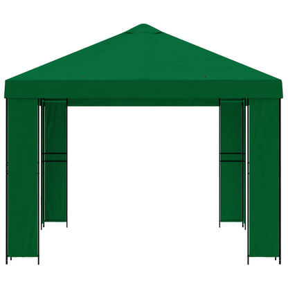 Gazebo 4 × 3 m Verde Poliestere e Acciaio 190 gsm | homemem39