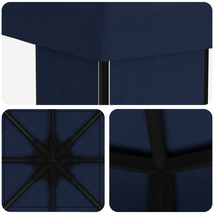 Gazebo 4 × 3 m Blu Poliestere e Acciaio 190 gsm | homemem39