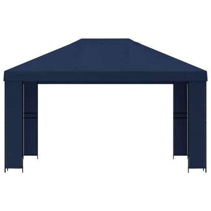Gazebo 4 × 3 m Blu Poliestere e Acciaio 190 gsm | homemem39