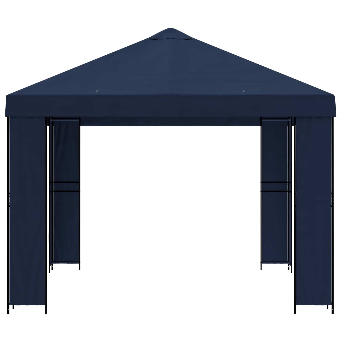 Gazebo 4 × 3 m Blu Poliestere e Acciaio 190 gsm | homemem39