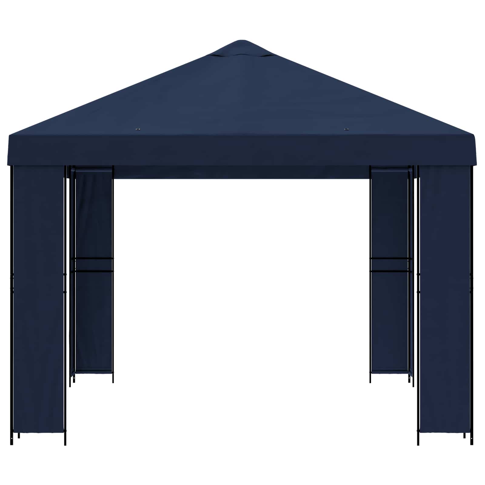 Gazebo 4 × 3 m Blu Poliestere e Acciaio 190 gsm | homemem39