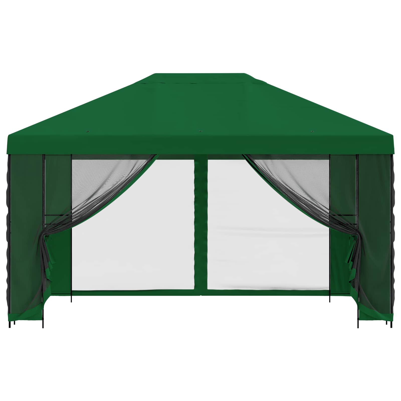 Gazebo da giardino con pareti laterali 4 × 3 m Verde | homemem39