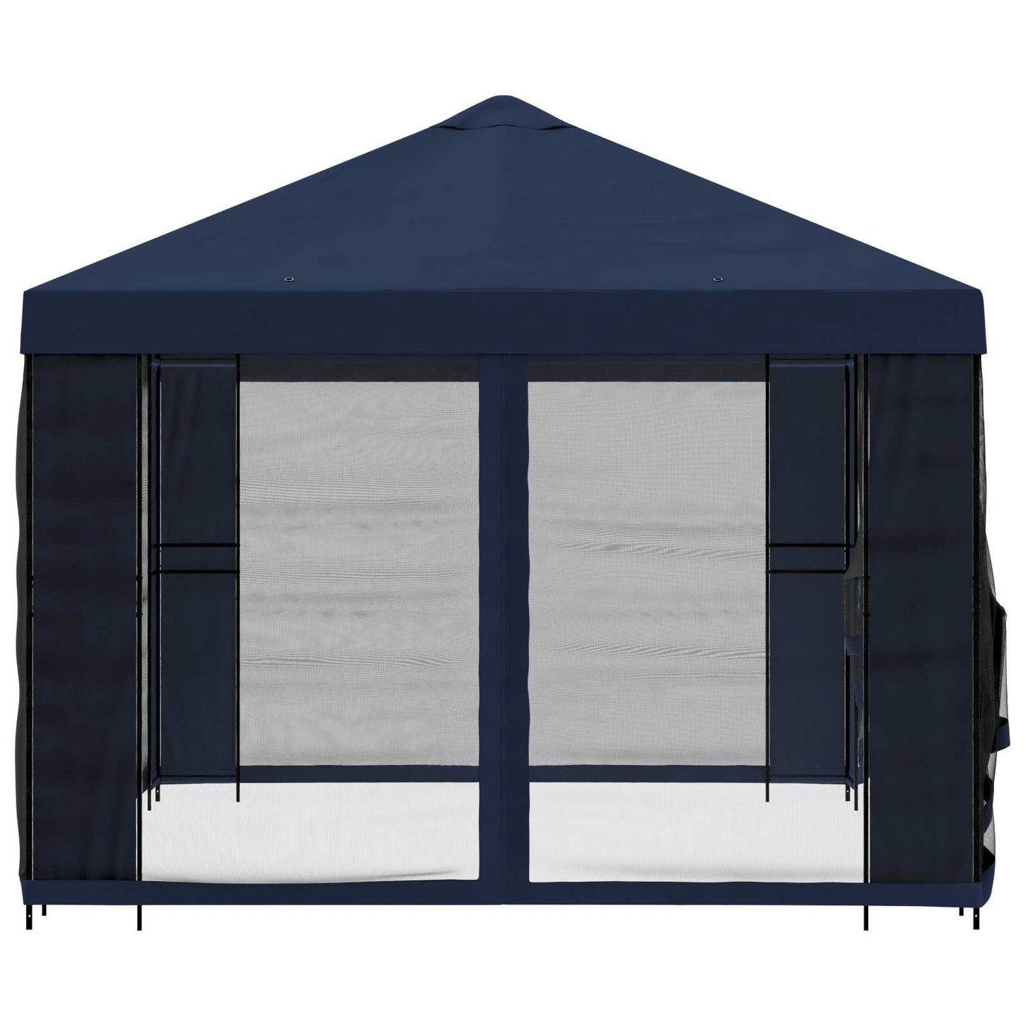 Gazebo da giardino con pareti laterali 4 × 3 m Blu | homemem39