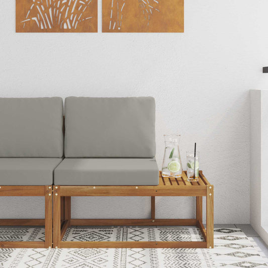 Divano da Esterno con cuscino Naturale 91 x 63 x 73 cm | homemem39