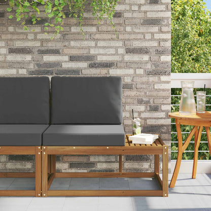 Divano da Esterno Naturale e Antracite 91 x 63 x 73 cm | homemem39