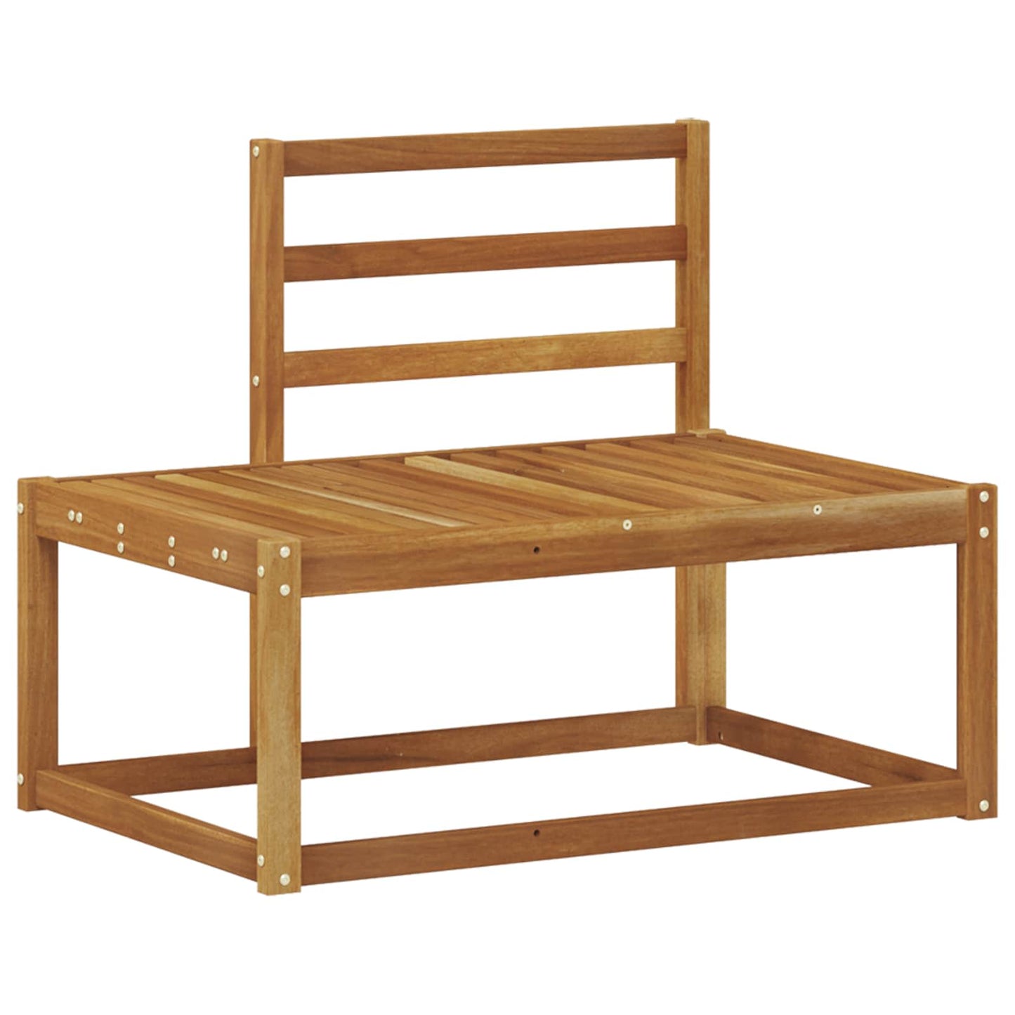 Divano da Esterno 2 Pezzo Naturale 182,5 x 63 x 73 cm | homemem39