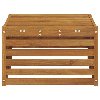 Poggiapiedi da Esterno Legno di Acacia Massello Naturale | homemem39
