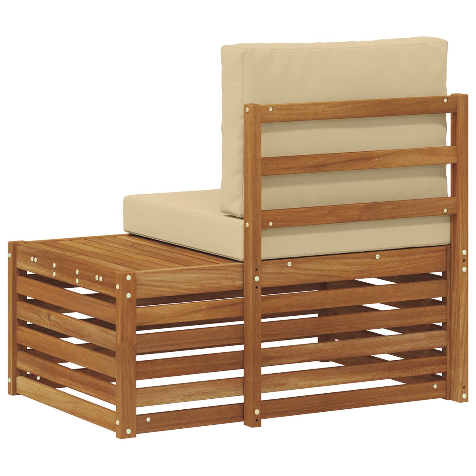 Divano Esterno Finale con cuscino Naturale 91 x 63 x 73 cm | homemem39