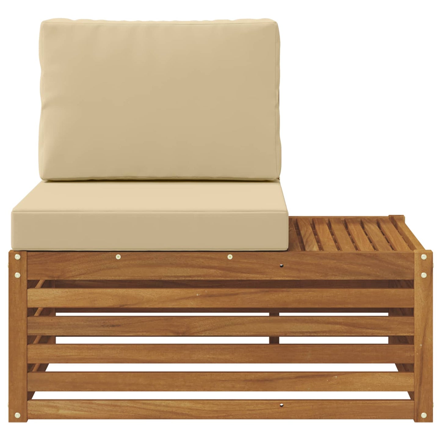 Divano Esterno Finale con cuscino Naturale 91 x 63 x 73 cm | homemem39