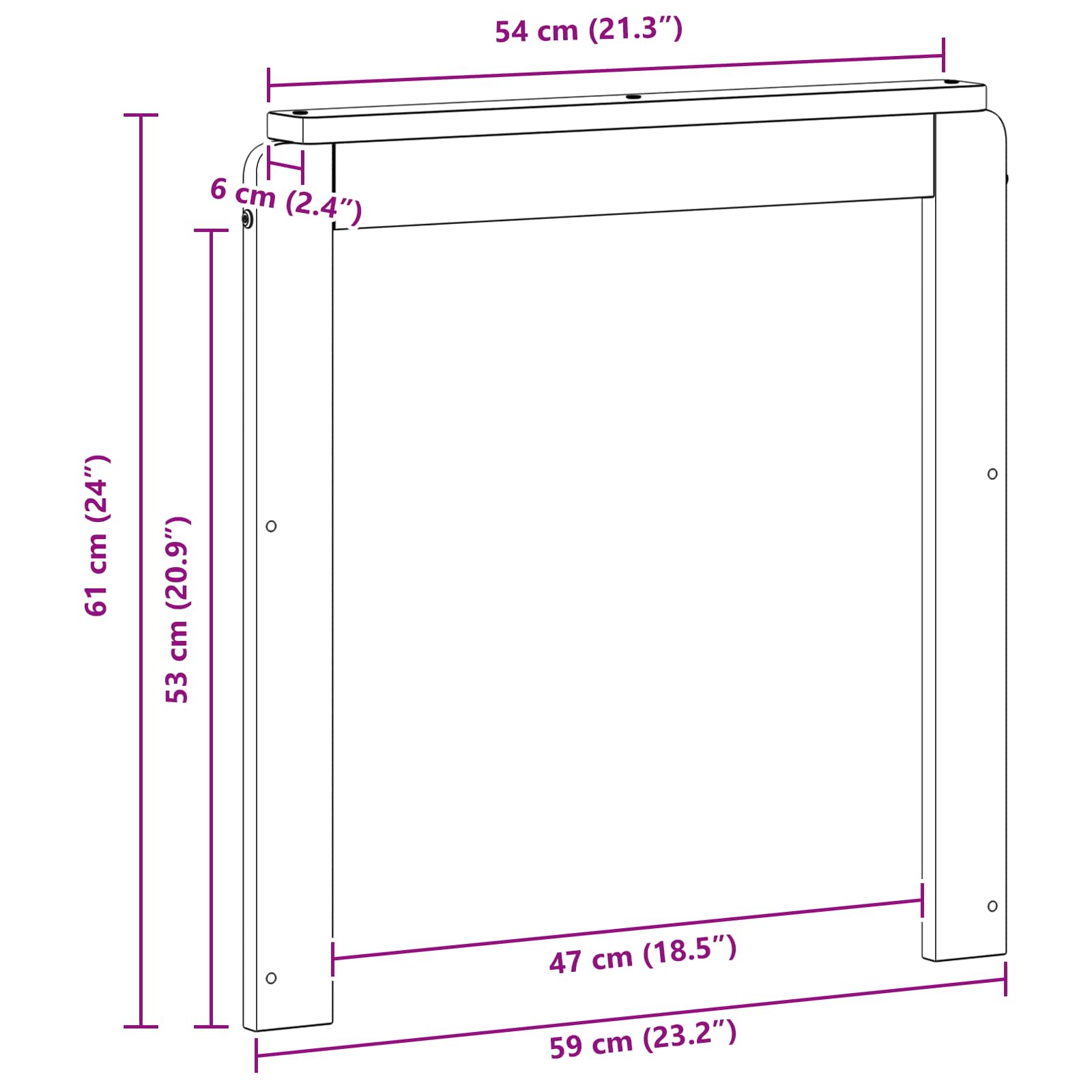 Braccioli 2 pcs Marrone 59 x 6 x 61 cm Legno multistrato | homemem39