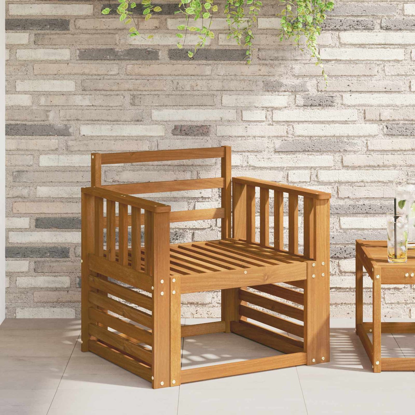 Braccioli 2 pcs Marrone 60 x 6 x 61 cm Legno multistrato | homemem39