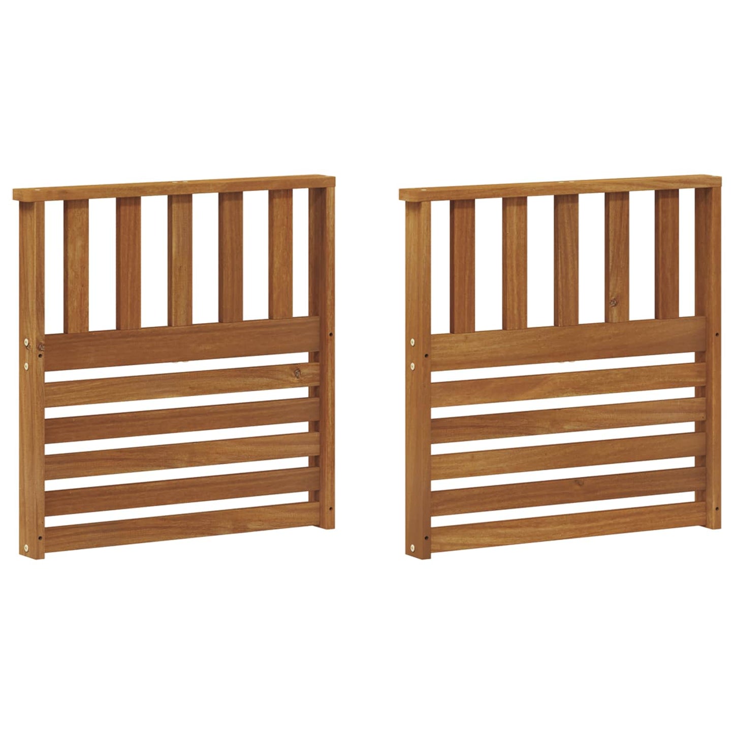 Braccioli 2 pcs Marrone 60 x 6 x 61 cm Legno multistrato | homemem39