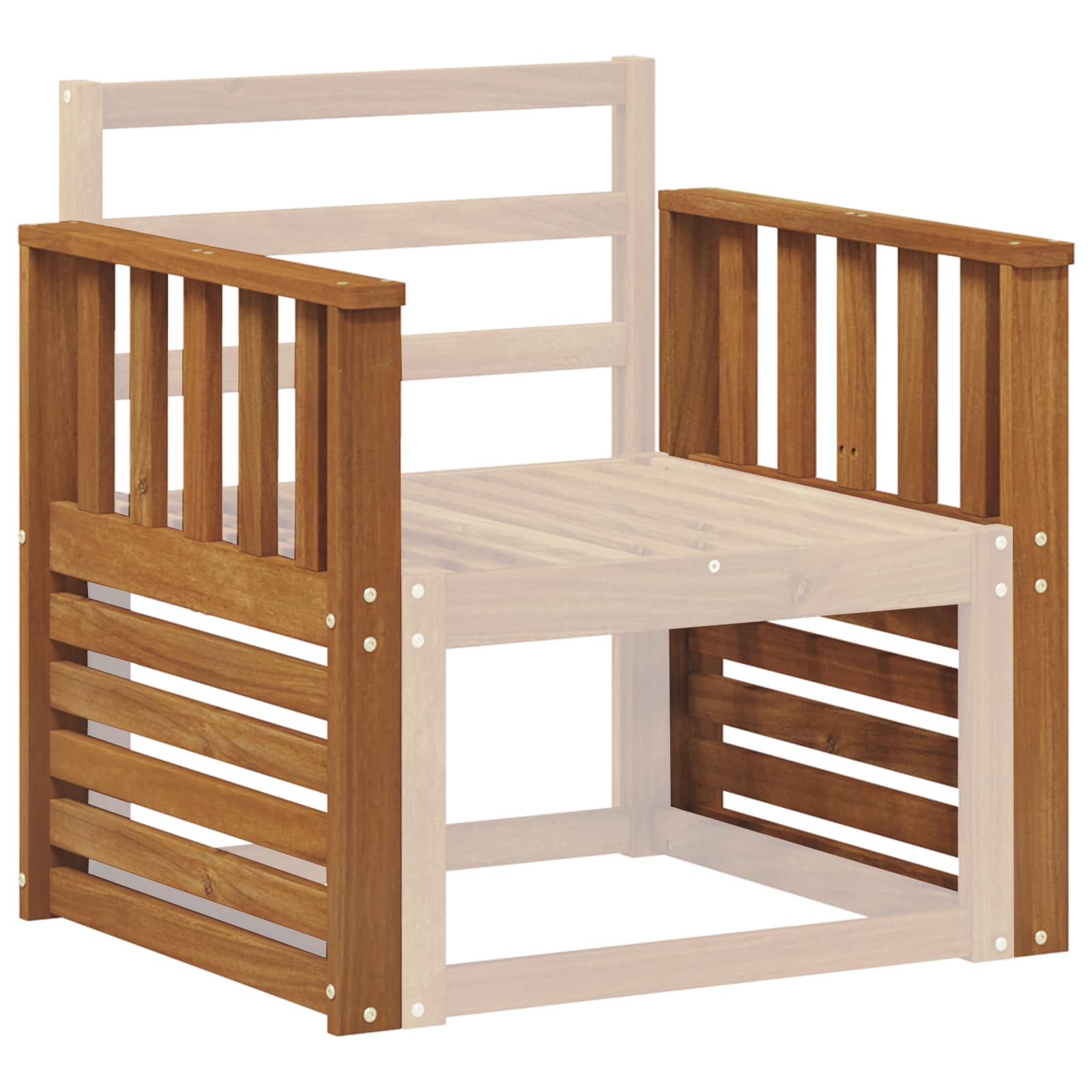 Braccioli 2 pcs Marrone 60 x 6 x 61 cm Legno multistrato | homemem39