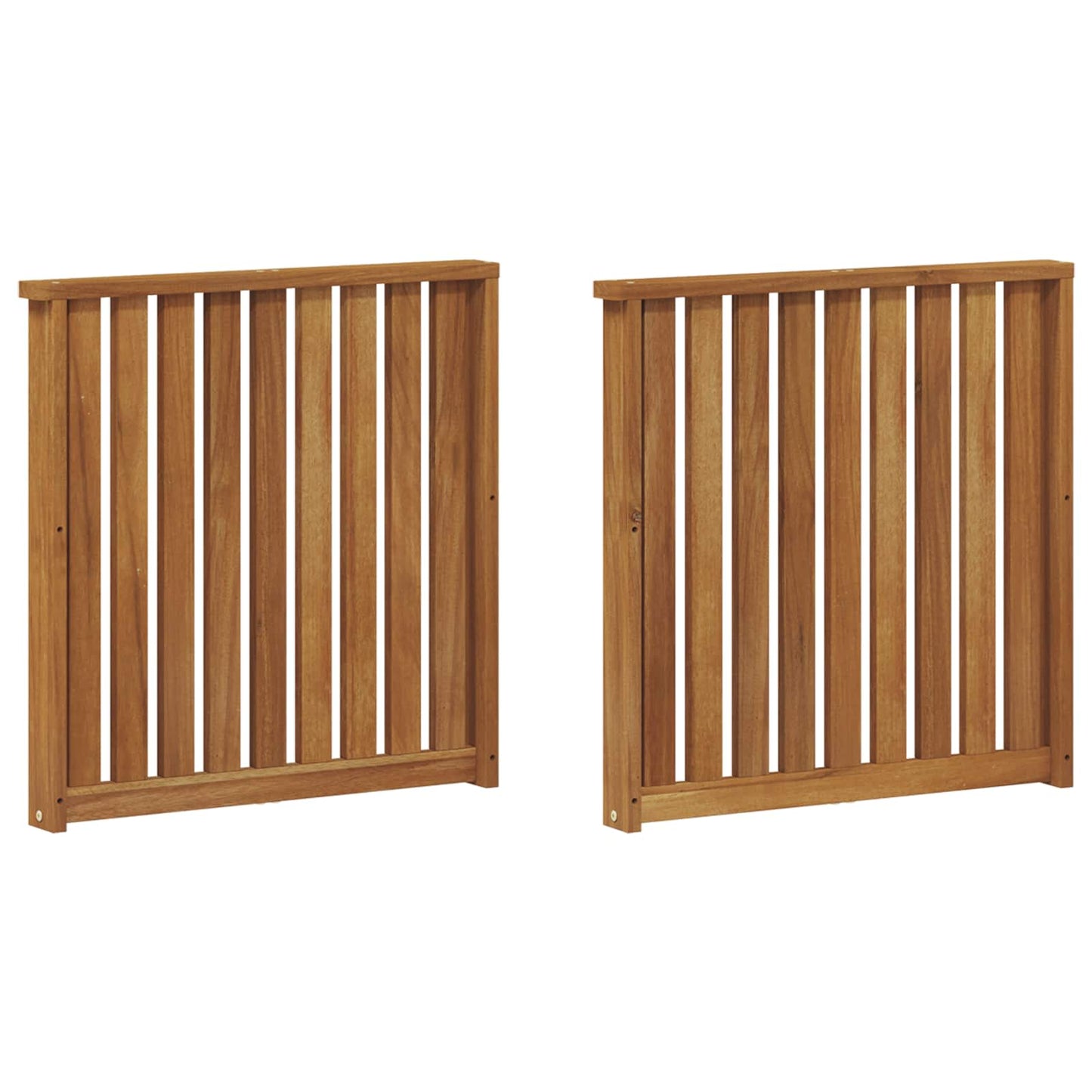 Braccioli 2 pcs Marrone 60 x 6 x 61 cm Legno multistrato | homemem39